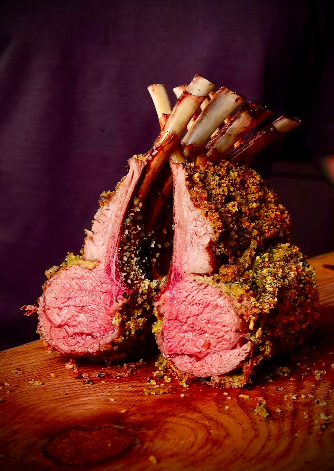 French fine dining rack of lamb for private jet catering at Paris Le Bourget LFPB